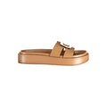 Laura Biagiotti Beige Polyurethan Sandale für Damen