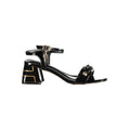 Laura Biagiotti Schwarze Polyethylen-Sandale