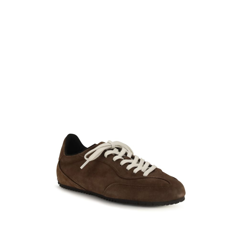 Axel Arigato Braune Kalbsleder Bos Taurus Low Top Sneaker