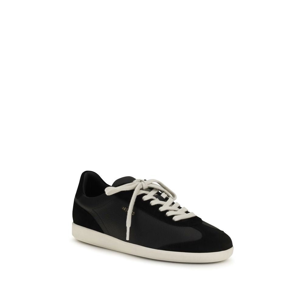 Axel Arigato Schwarze Bos Taurus Kalbsleder Sneaker