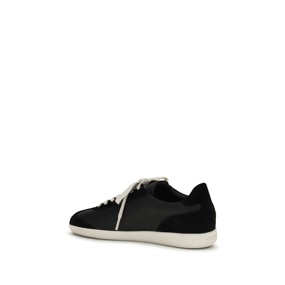 Axel Arigato Schwarze Bos Taurus Kalbsleder Sneaker