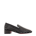Christian Louboutin Schwarze Leder Loafer zum Hineinschlüpfen