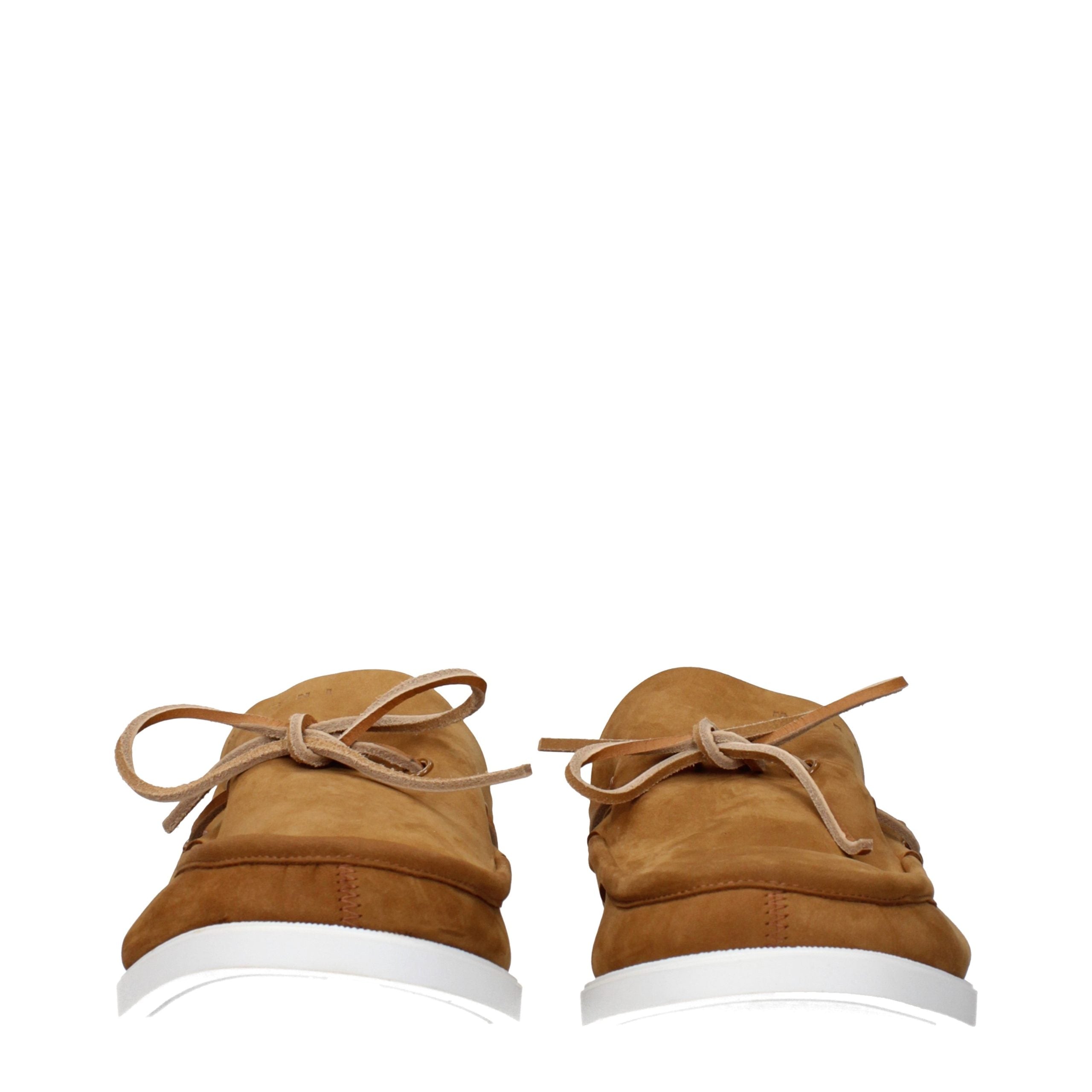Marni Braune Loafer aus Leder zum Hineinschlüpfen