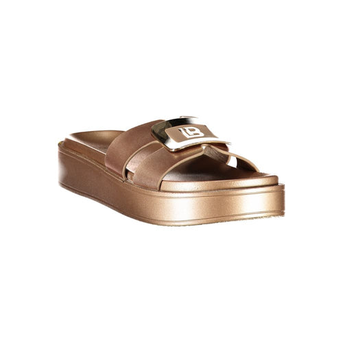 Laura Biagiotti Slipper aus Bronze-Polyethylen