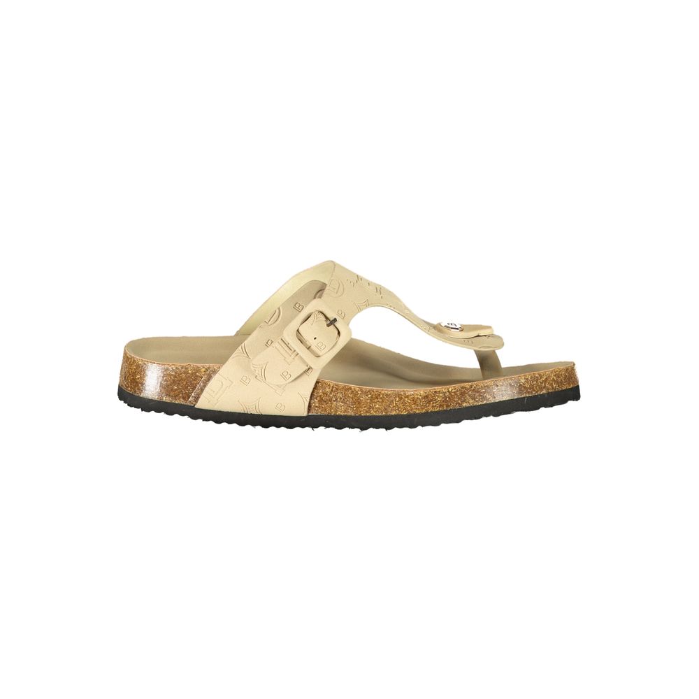 Laura Biagiotti Beige Polyethylen-Flip-Flops