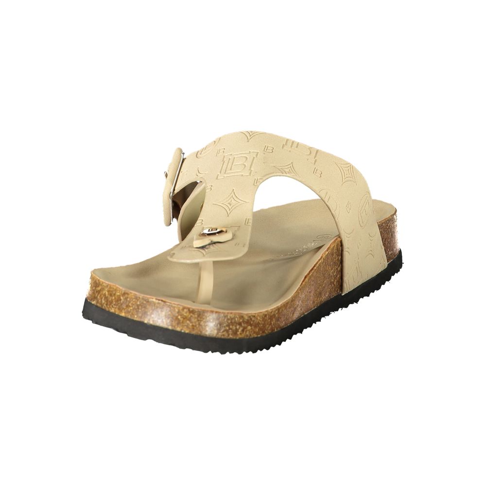Laura Biagiotti Beige Polyethylen-Flip-Flops
