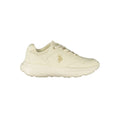 U.S. POLO ASSN. Weiße Sneaker aus Polyester im Athletic-Stil