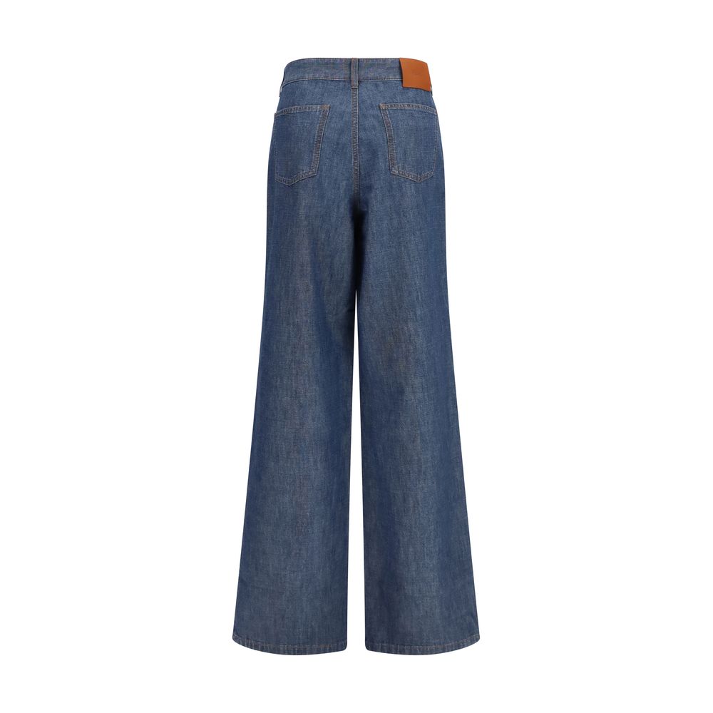 Fendi Blaue Baumwolljeans Denim