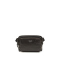 Prada Braune Kalbsleder Bos Taurus Schultertasche