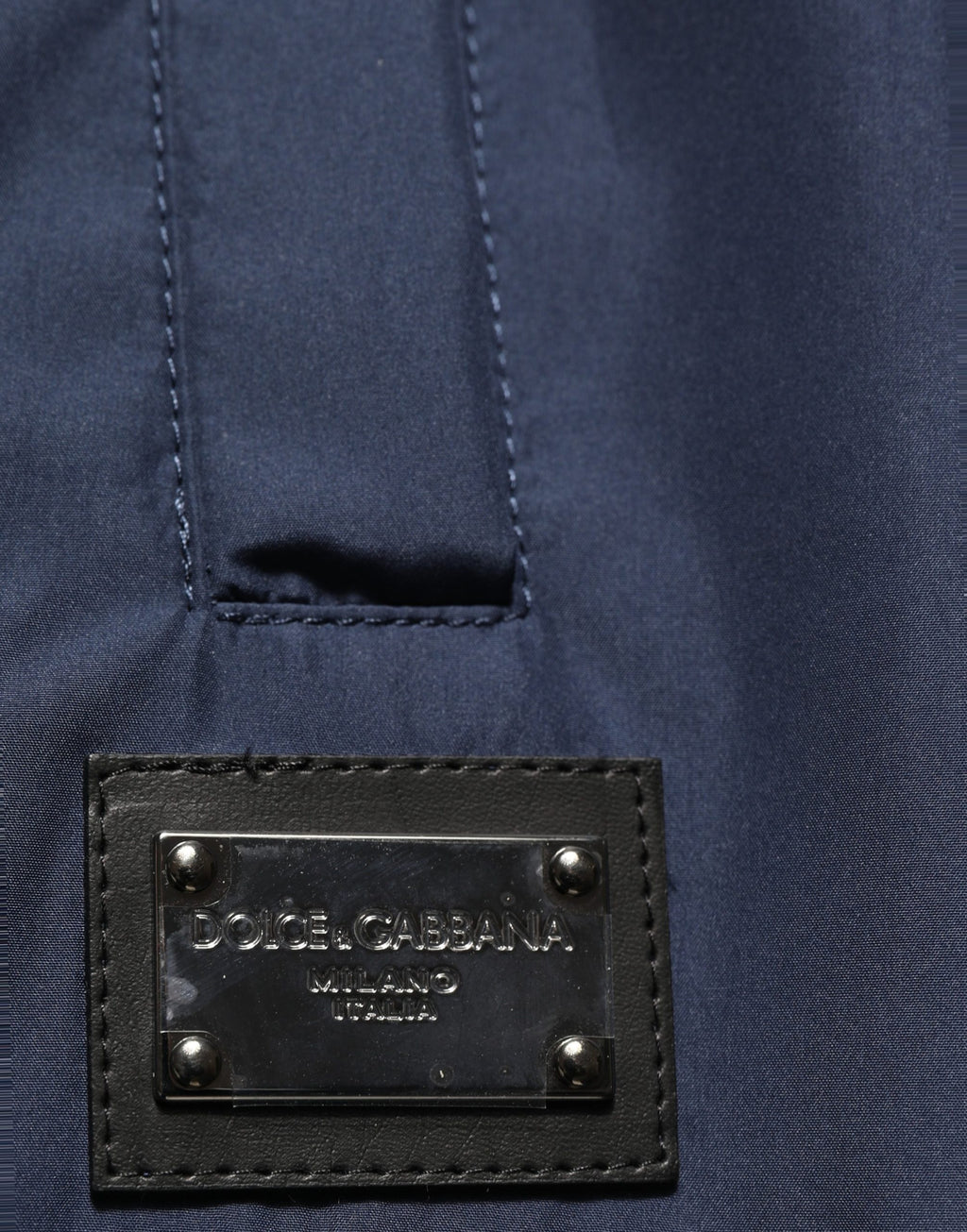 Dolce & Gabbana Dunkelblaue Jogginghose aus Polyester