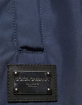 Dolce & Gabbana Dunkelblaue Jogginghose aus Polyester