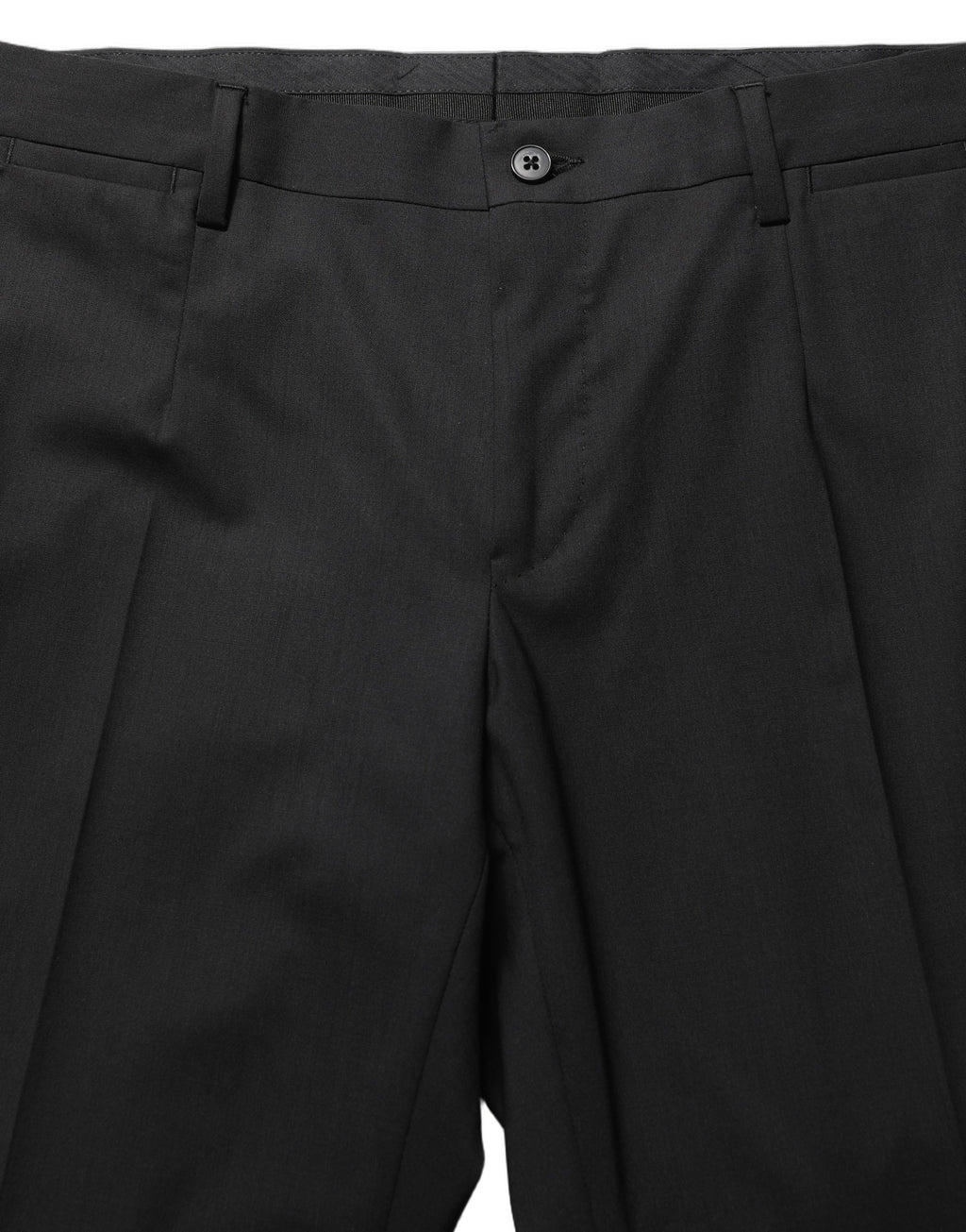 Dolce & Gabbana Schwarze Woll-Röhrenhose für Herren