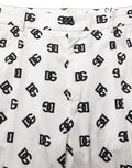 Dolce & Gabbana Weiße Skinny Fit Anzughose mit Logo für Herren