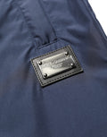 Dolce & Gabbana Dunkelblaue Jogginghose aus Polyester