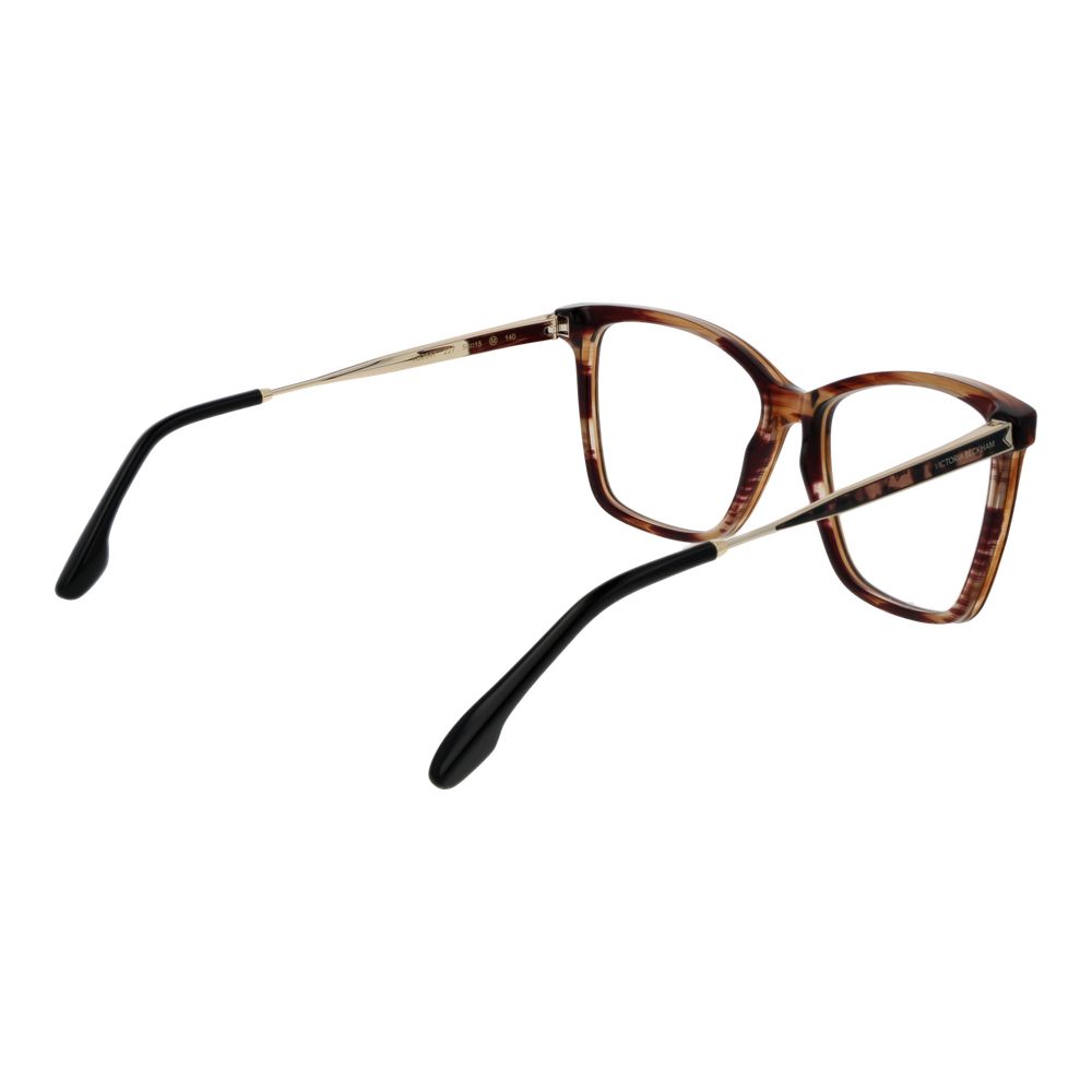 Victoria Beckham Braune Brille aus Metall & Kunststoff (Gestell)