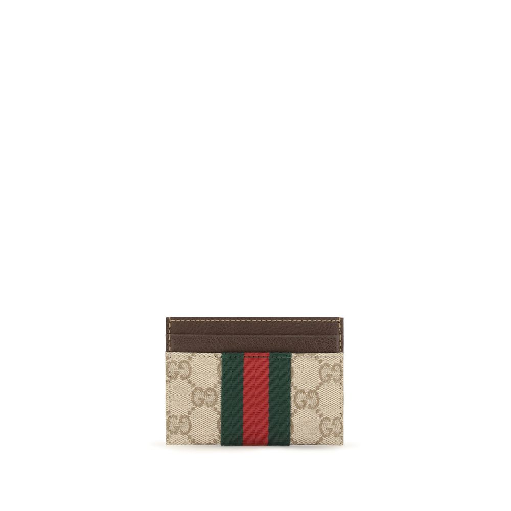Gucci Beige Stoff-Portemonnaie