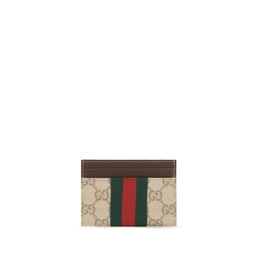 Gucci Beige Stoff-Portemonnaie