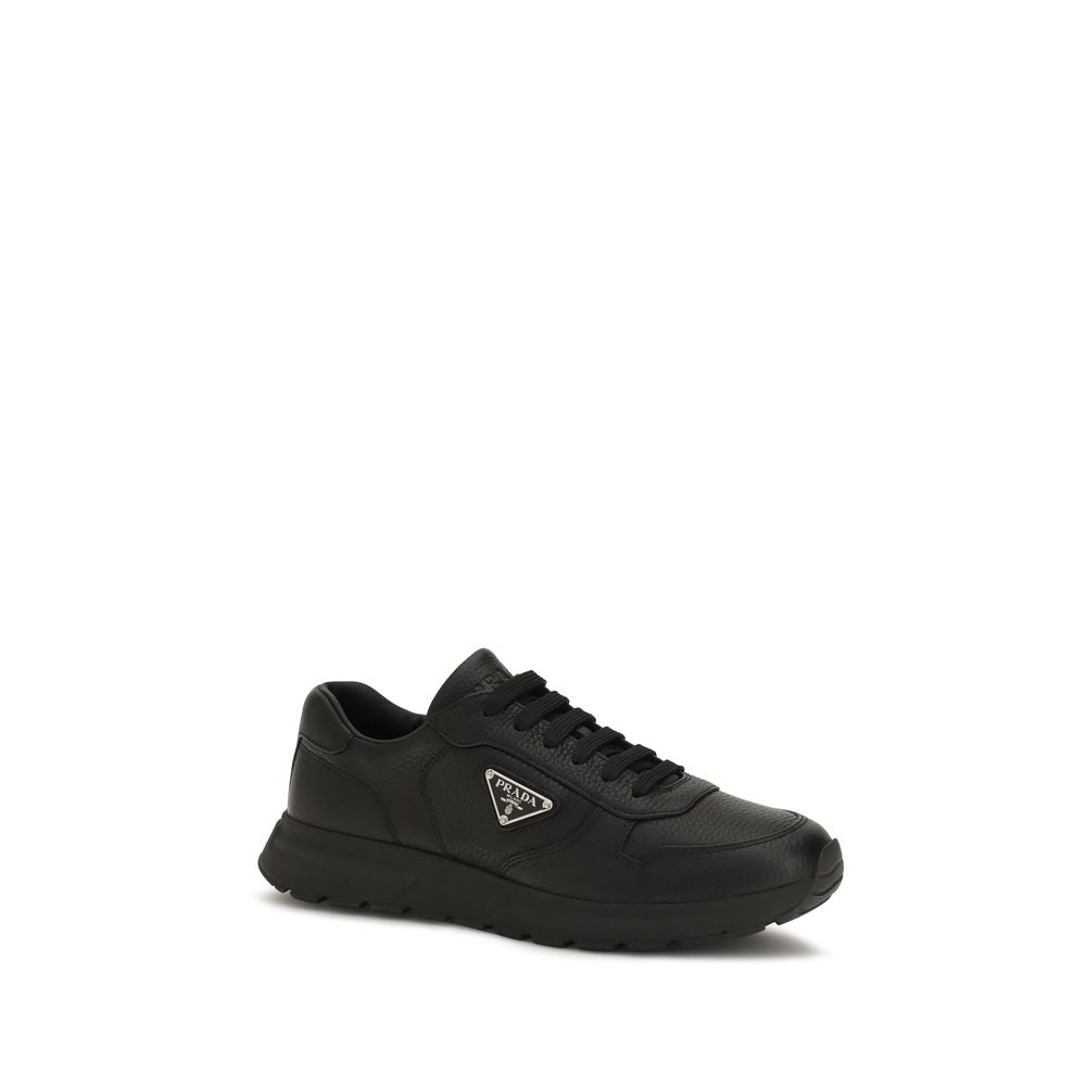 Prada Schwarze Sneaker aus Polyester für sportliche Looks