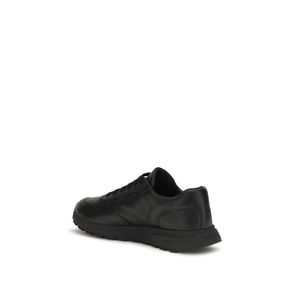 Prada Schwarze Sneaker aus Polyester für sportliche Looks