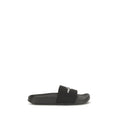 Fred Perry Schwarze Gummisandalen