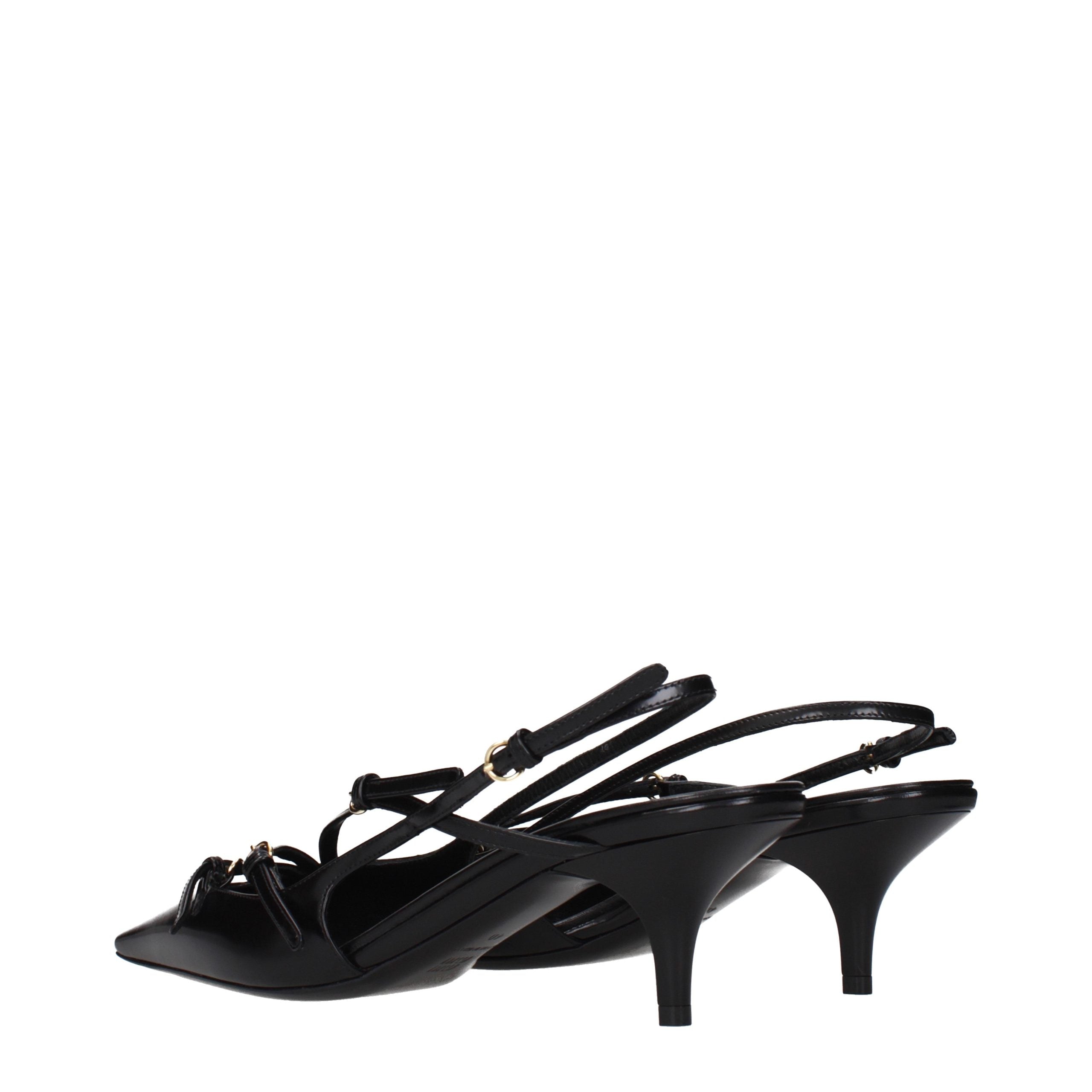 Miu Miu Schwarze Leder Pumps mit hohem Absatz