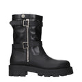 Christian Dior Schwarze Leder-Stiefeletten
