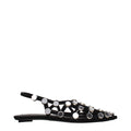 The Attico Schwarze Ballerinas aus Leder