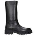 The Row Schwarze Lederstiefel