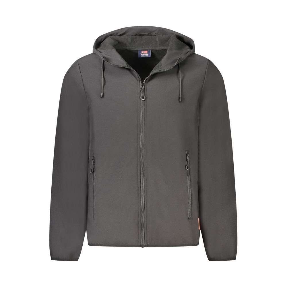 Norway 1963 Schwarze Herrenjacke aus Polyester