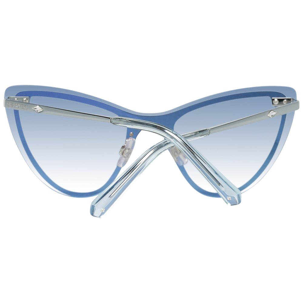 Swarovski Blaue Sonnenbrille aus Metall