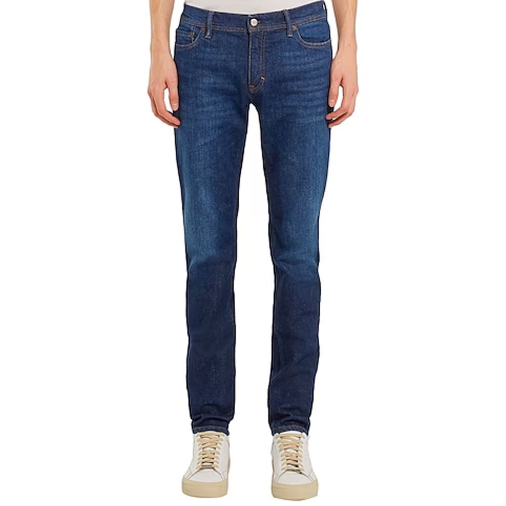 Acne Studios Blaue Baumwoll-Skinny-Jeans