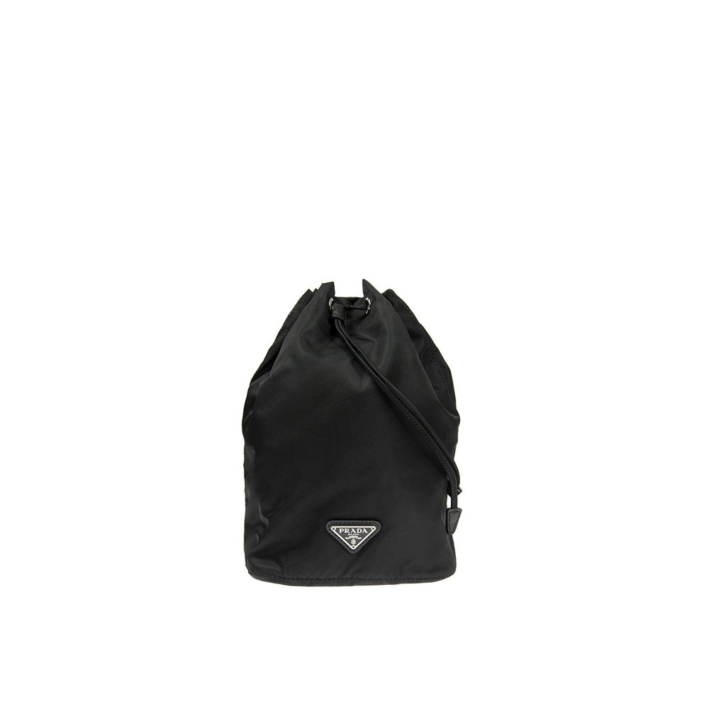 Prada Schwarze Nylon-Handtasche