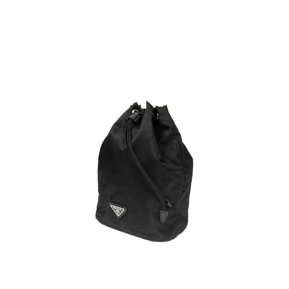 Prada Schwarze Nylon-Handtasche