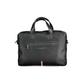 Tommy Hilfiger Schwarze Herren-Aktentasche aus Polyurethan