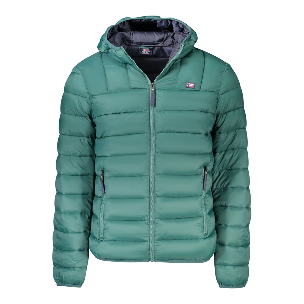 Norway 1963 Grüne Polyamid-Herrenjacke
