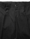 Dolce & Gabbana Schwarzer Woll-Anzug im Slim Fit für Herren, 2-teilig