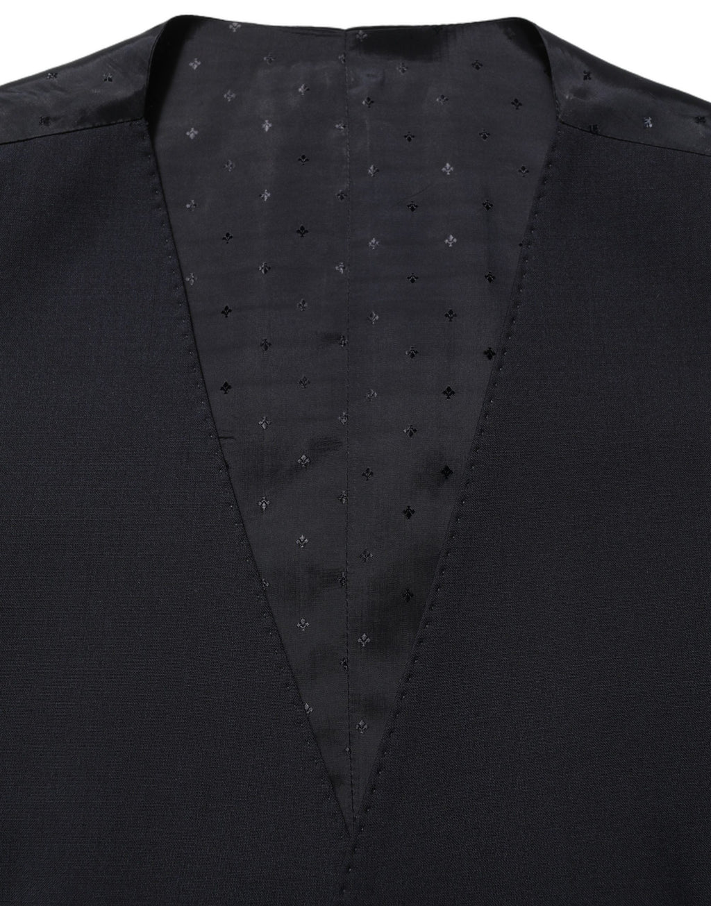 Dolce & Gabbana Schwarzer Woll-Anzug im Slim Fit-Stil, 3-teilig für Herren