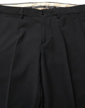 Dolce & Gabbana Schwarzer Woll-Anzug im Slim Fit für Herren, 2-teilig