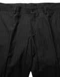Dolce & Gabbana Schwarzer Nadelstreifen-Anzug im Slim Fit-Stil, 3-teilig