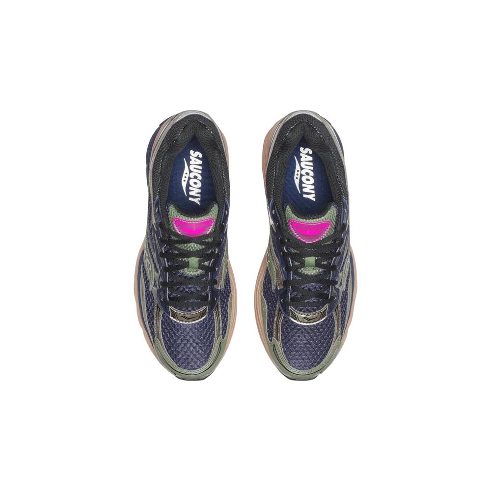 Saucony Blaue synthetische Sportsneakers