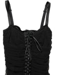 Dolce & Gabbana Schwarzes Bodycon Korsett-Mini-Kleid