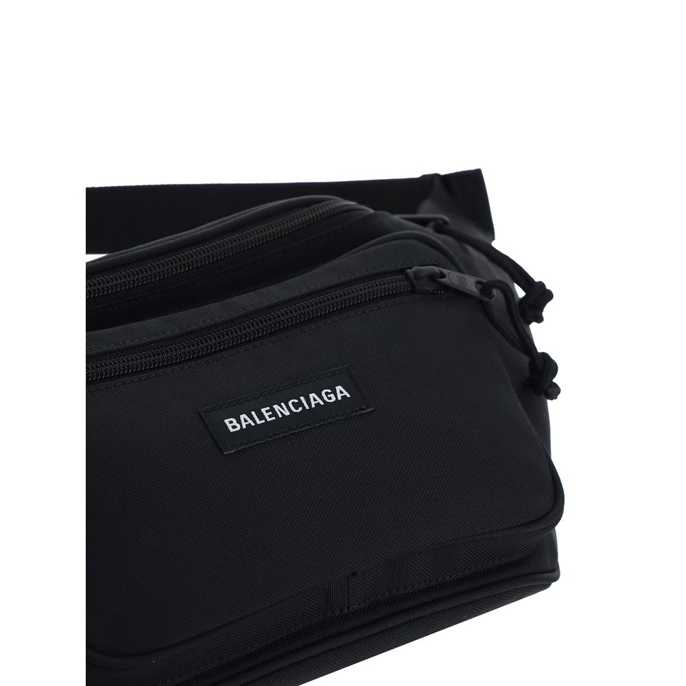 Balenciaga Schwarze Clutch aus Polyester
