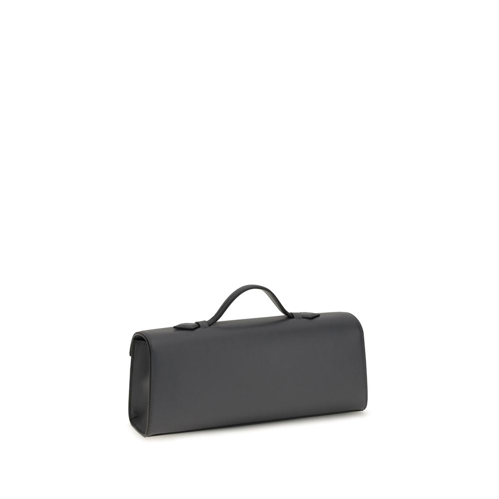 Savette Graue Bos Taurus Kalbsleder Schultertasche