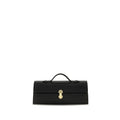 Savette Schwarze Raffia-Handtasche