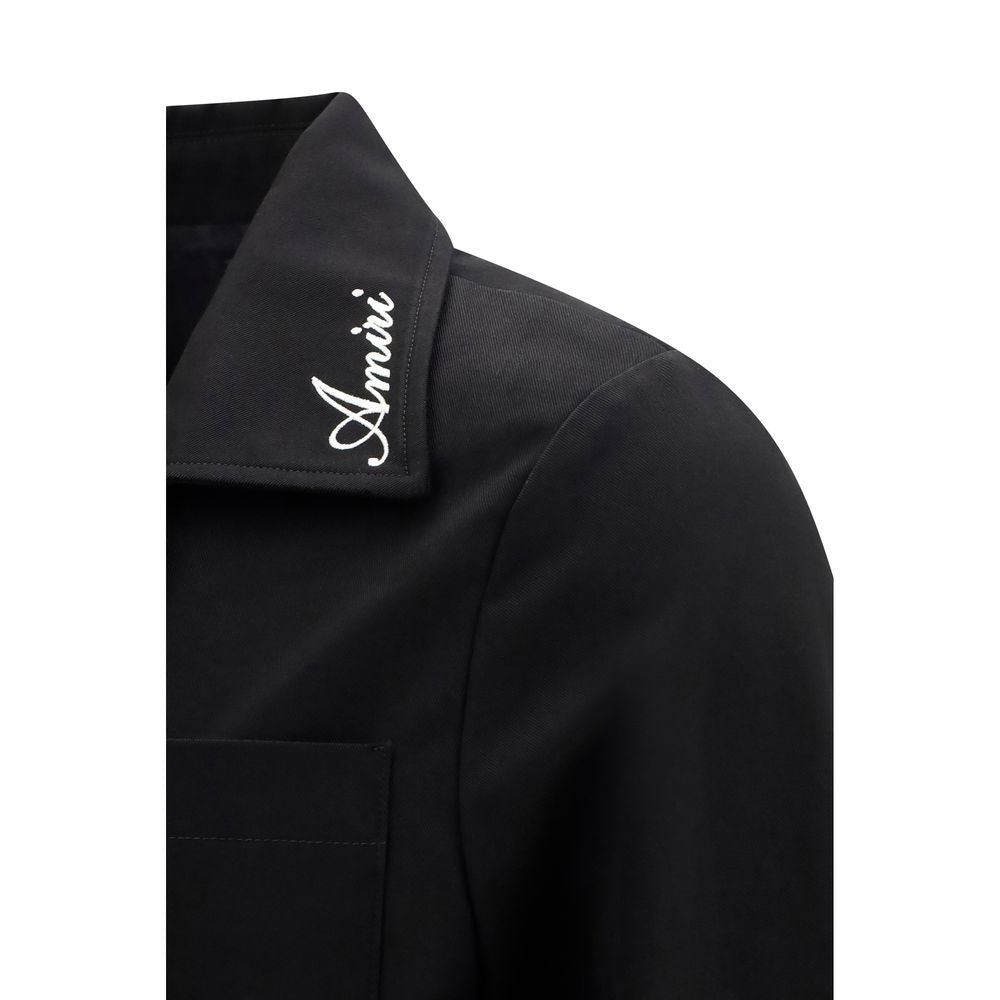 Amiri Schwarze Baumwoll-Shell-Jacke