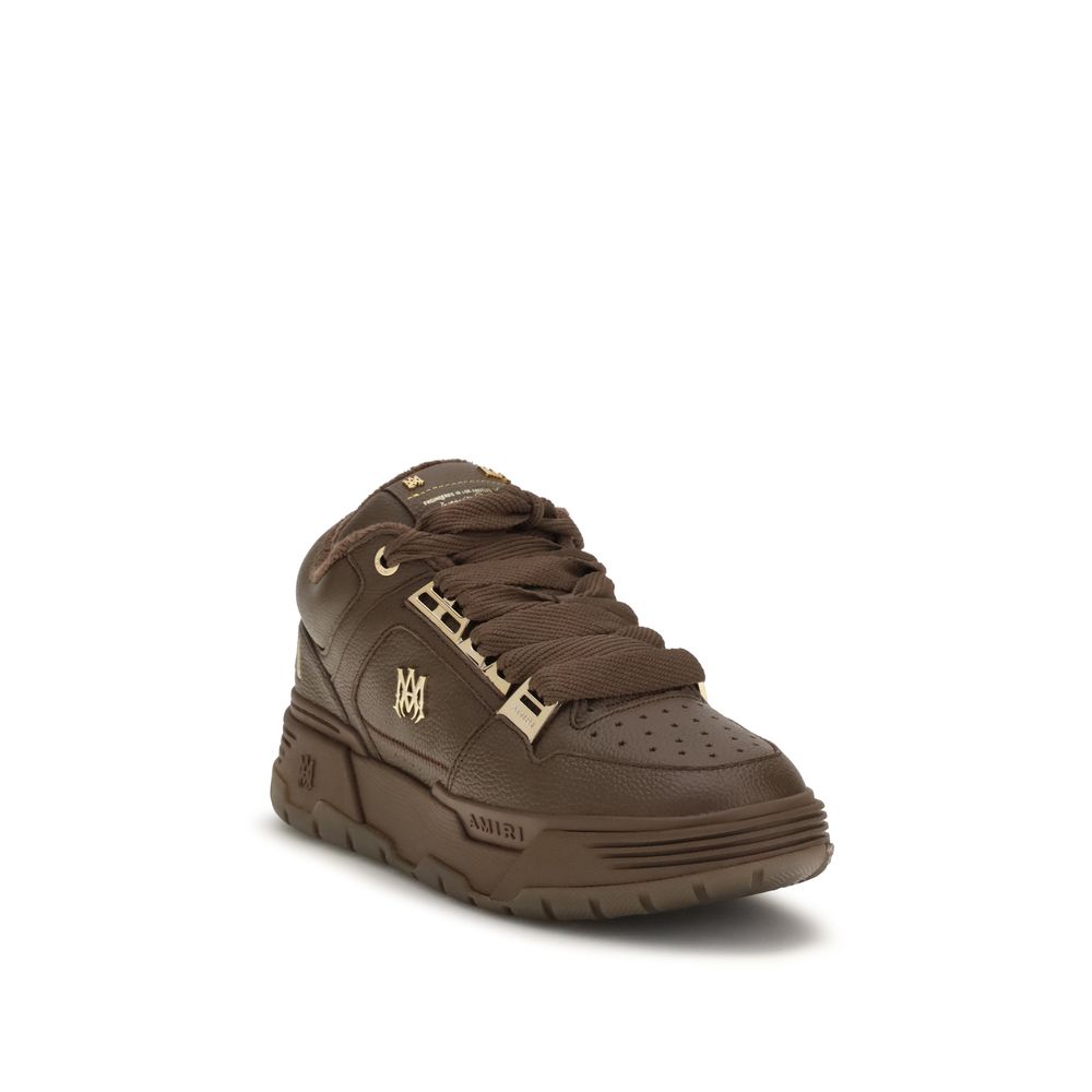 Amiri Braune Kalbsleder Bos Taurus Chunky Sneaker