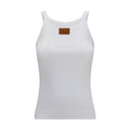 Fendi Weiße Baumwoll-Tanktops