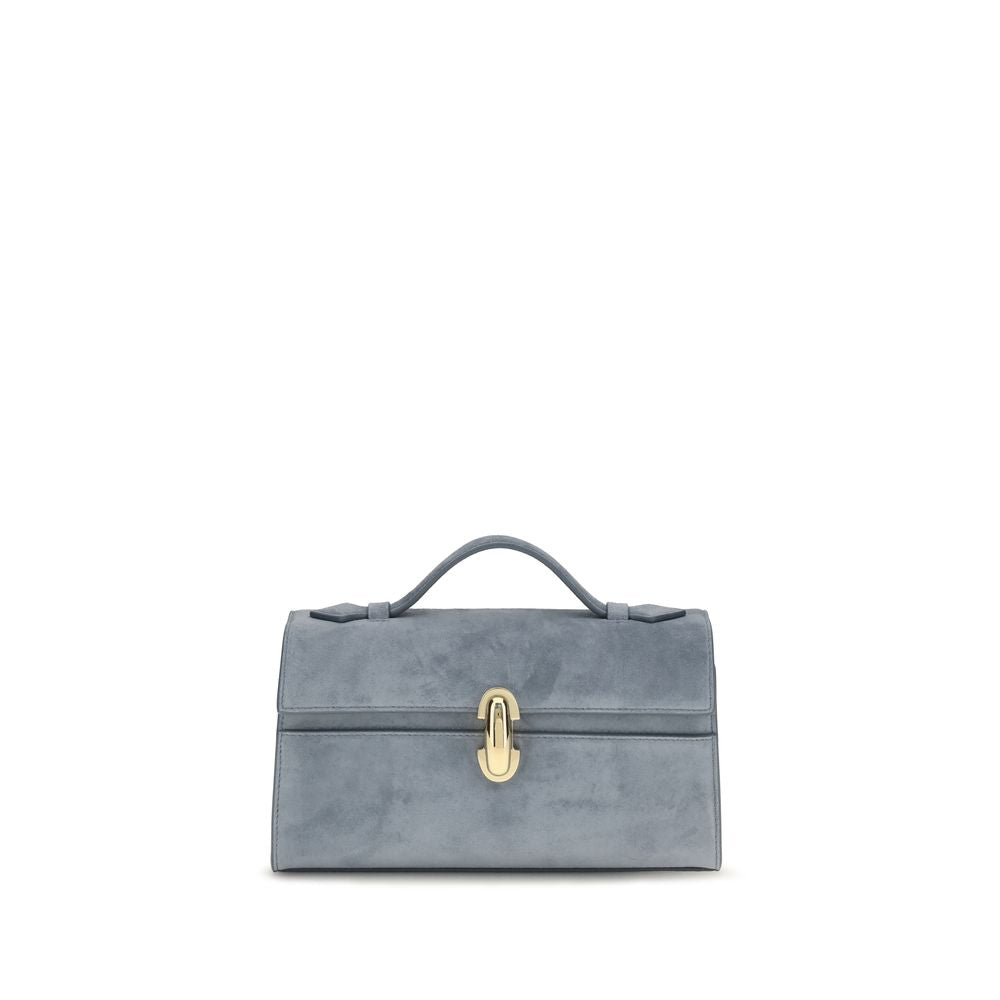 Savette Handtasche aus blauem Kalbsleder Bos Taurus