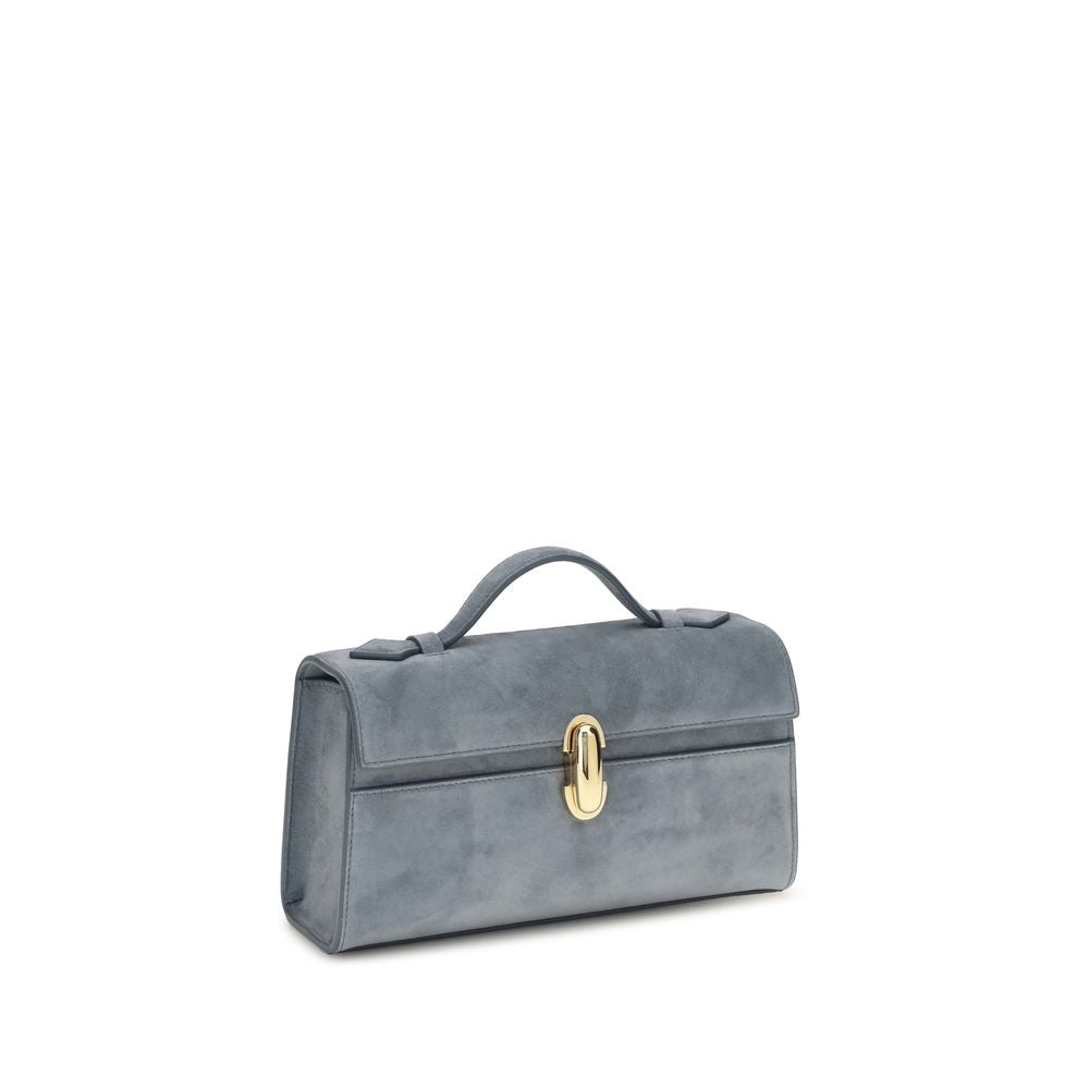 Savette Handtasche aus blauem Kalbsleder Bos Taurus