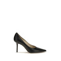 Jimmy Choo Schwarze Pumps aus Kalbsleder Bos Taurus mit hohem Absatz